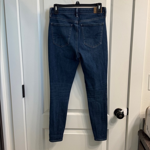 American Eagle Outfitters Dark Blue Skinny Jeans - Picture 2 of 4
